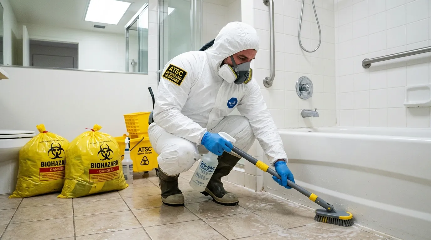 Decontamination equipment deployed for Blood Cleanup in Davidson